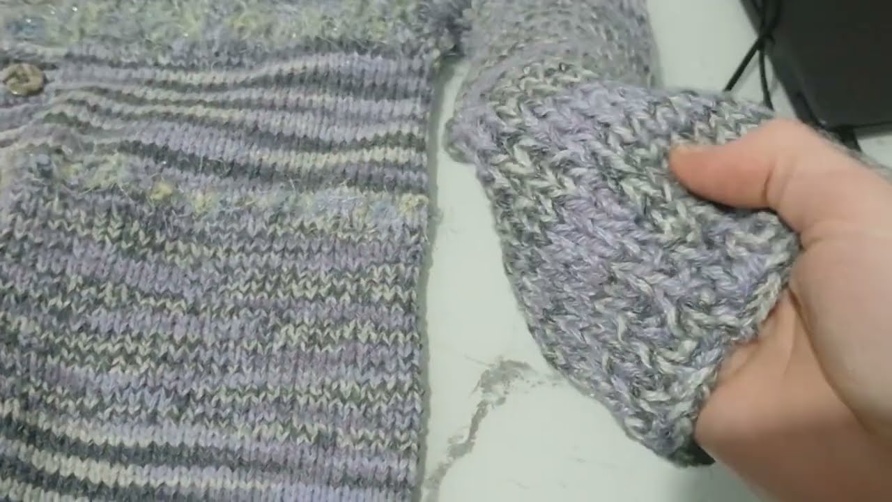 246 - 📌Casaquinho de Tricô 🧥❄️ TOP DOWN ⬇️ PARTE 10 - FINALIZAÇÃO 🩵🩶💙