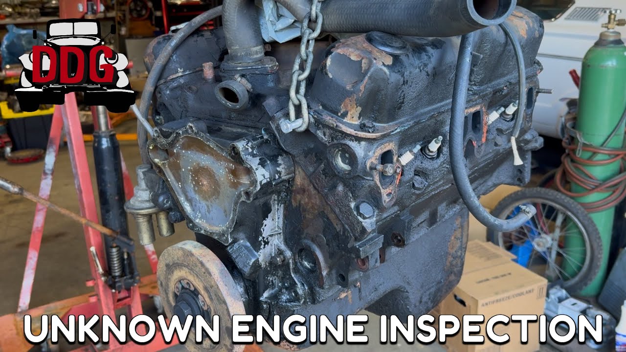 There’s Gold In That Grease - How To Inspect An Unknown Engine (A Mopar 318 LA Teardown) 