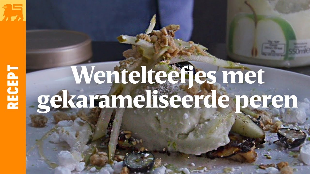 Wentelteefjes met gekarameliseerde peren door Seppe Nobels