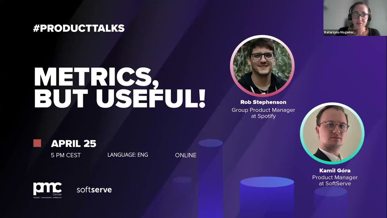 #ProductTalks - Metrics, but useful!