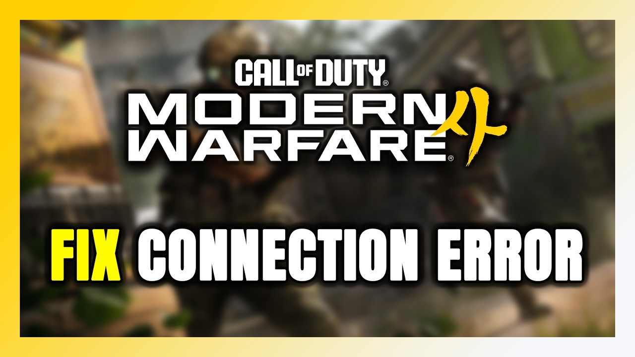 Как исправить ошибку подключения / ошибку сервера в бета-версии Call of Duty: MW 4!