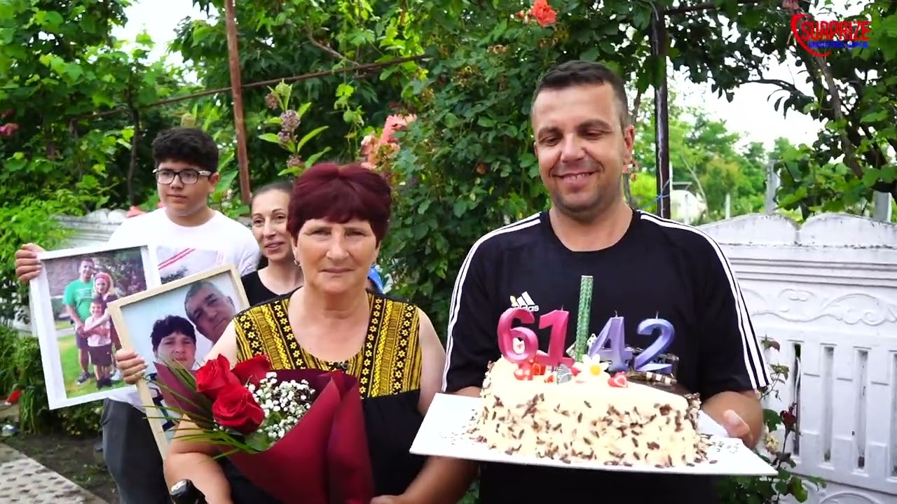 O surpriză din partea mamei pentru fiu si cuscra în Comuna-Bucinișu/Olt