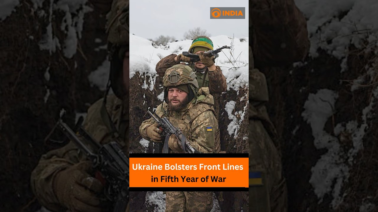 Ukraine Bolsters Front Lines in Fifth Year of War