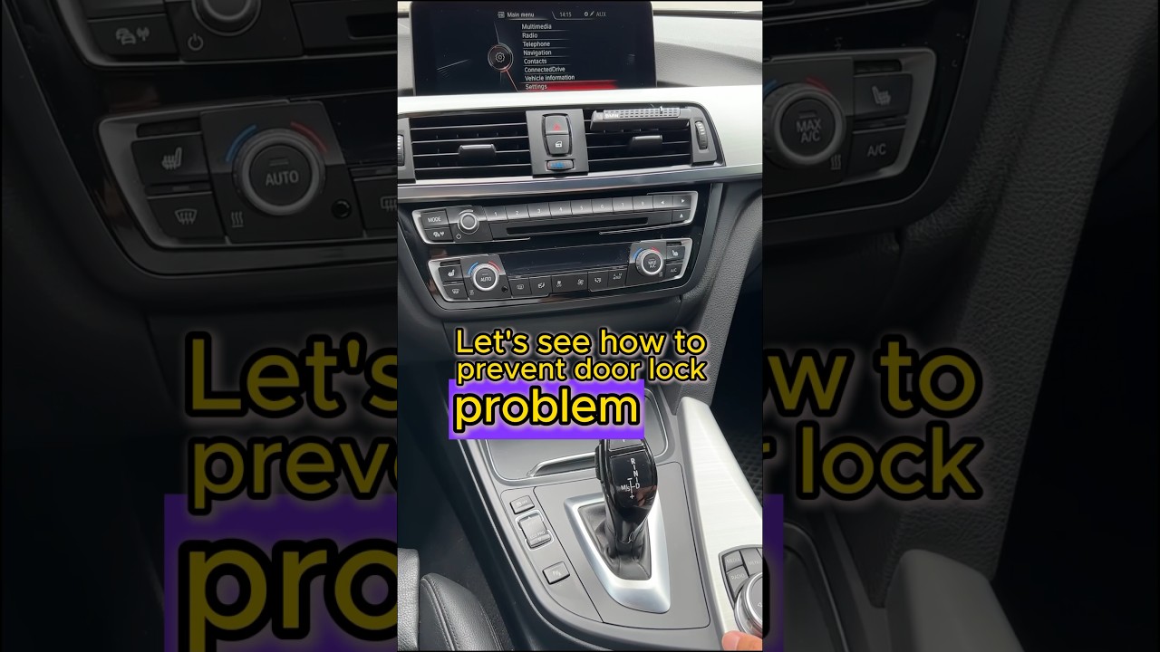 Prevent BMW Door Lock Issue (SOLVED)