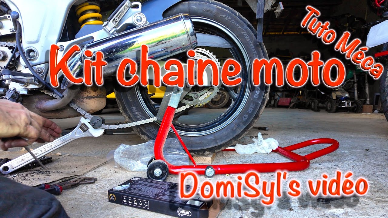 Changer son Kit chaine moto (seul ou à deux)
