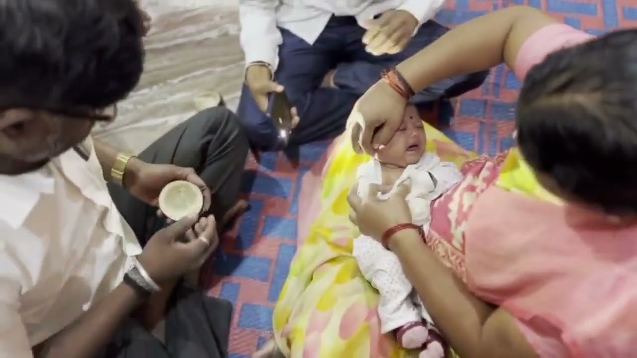 Ear Piercing Ritual for twins baby's #traditional way #twins #cutebaby