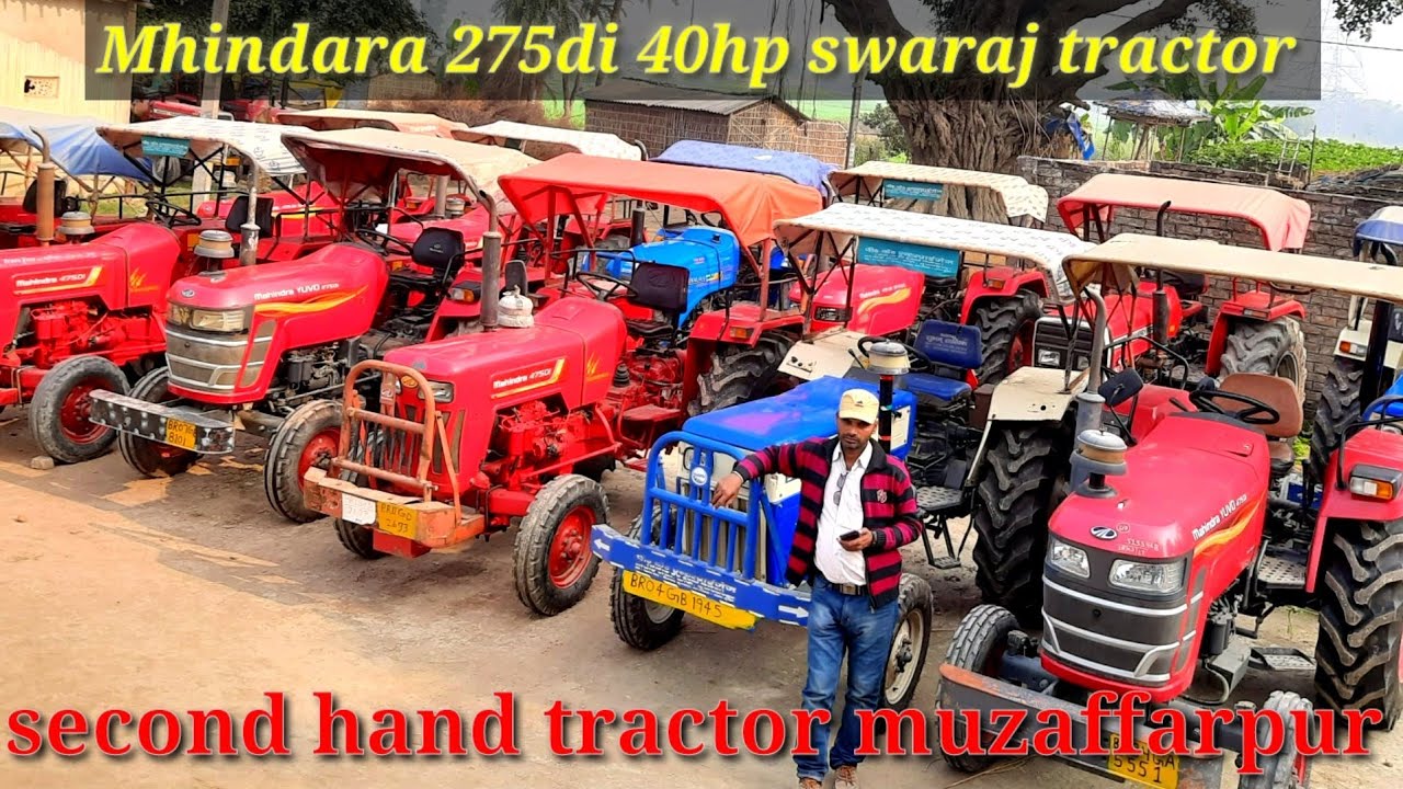 Second hand tractor Muzaffarpur Bihar | Mhindara 275di 40hp sonalika di35 |second hand tractor bihar