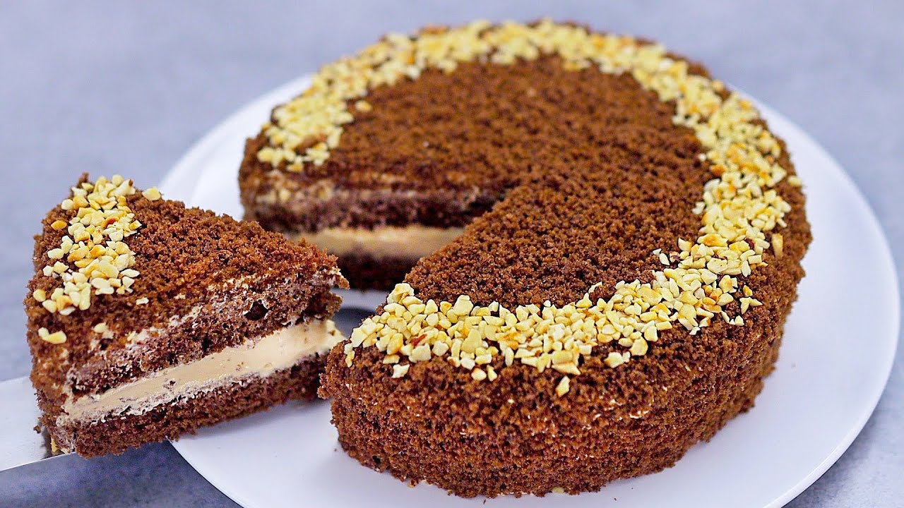 Самый простой и быстрый шоколадный торт. Мягкий и нежный!