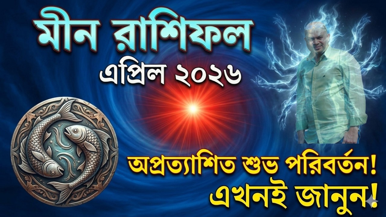 মীন রাশি এপ্রিল ২০২৬ কেমন যাবে, Pisces Bengali Horoscope April 2026.