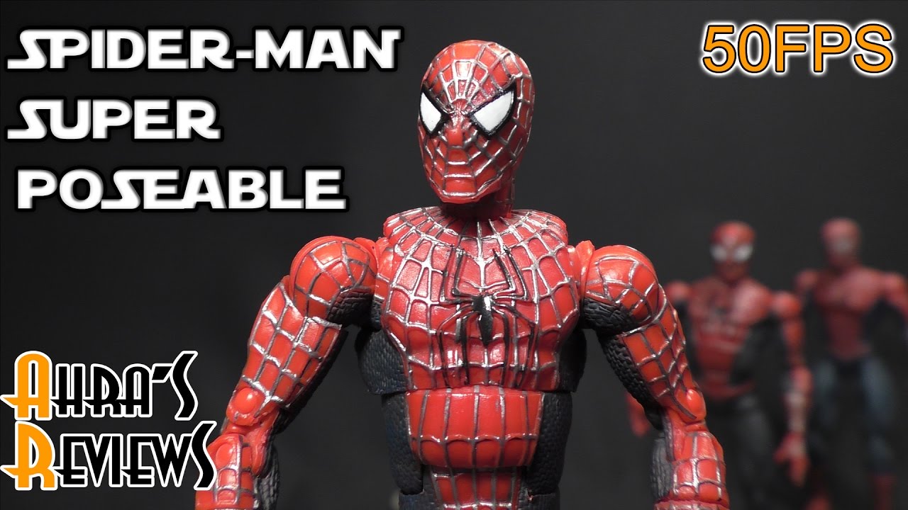 Super Poseable Spider-man 2 Sam Raimi Movie 46 Points Toy Biz Action Figure Review Recensione