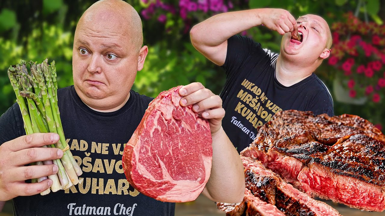 RIBEYE ODREZAK na ROŠTILJU!!! Steak od gotovo od 500g! IZNENAĐENJE ZA ZVOBINA***