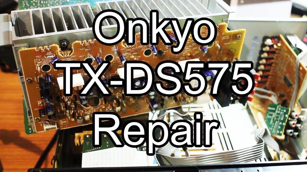 Onkyo TX-DS575 Repair - No Sound, Rotary Encoder Glitch