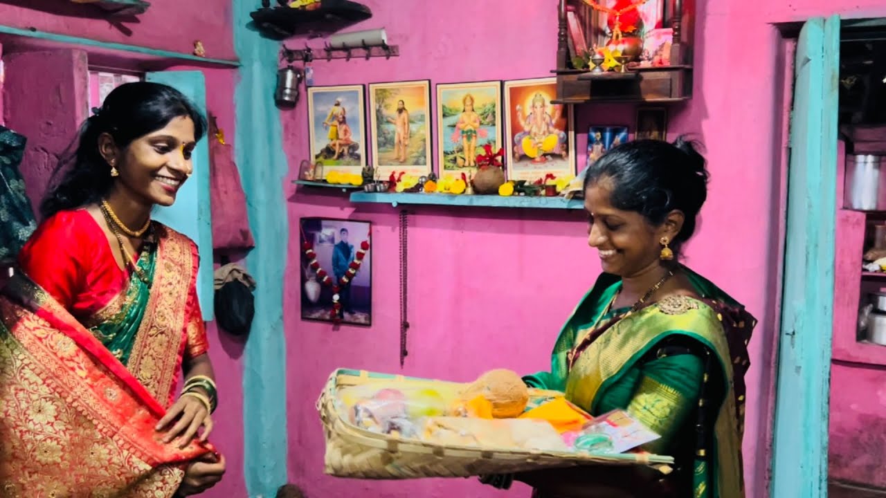 मावशी घरी आली ओवसा घेऊन 🥰 | कोकणातली गौरी पूजन Gauri Pujan | S For Satish | Ambavali (Kokan)