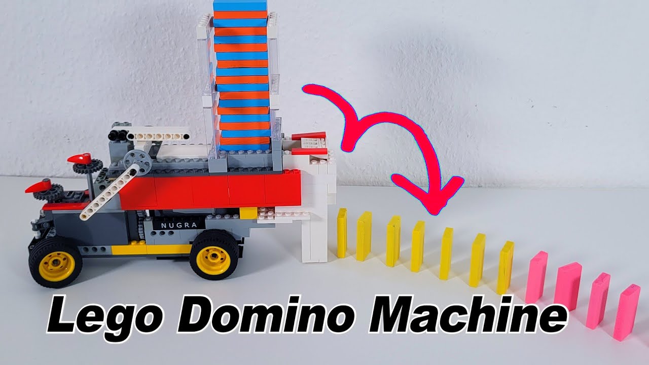 DIY How to make a Lego Domino Machine