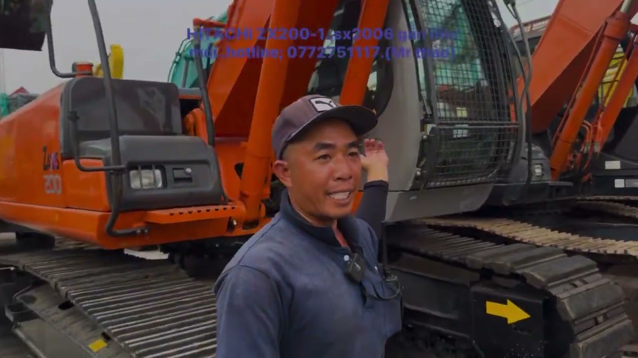 (Đã bán)Siêu phẩm Xe cuốc HITACHI zx200-1 sx2006 gần như mới..hotline; 0772751117..(Mr thảo) Zalo