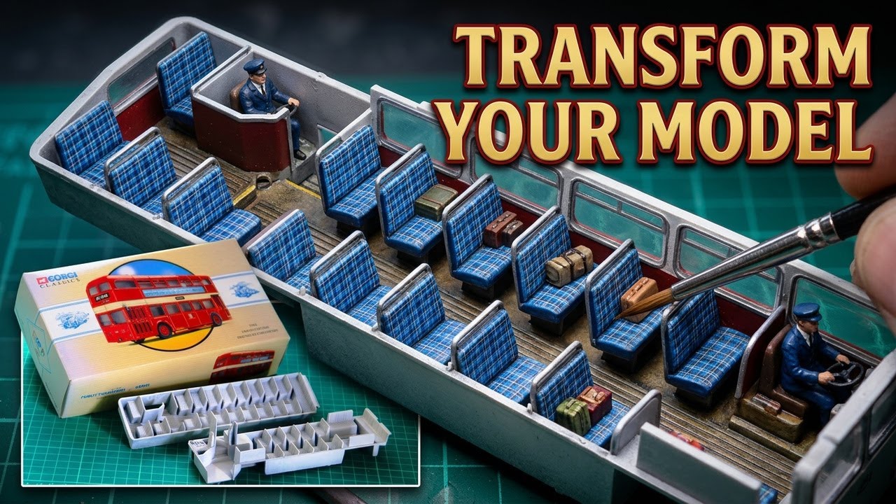 How to give your model bus a better interior!