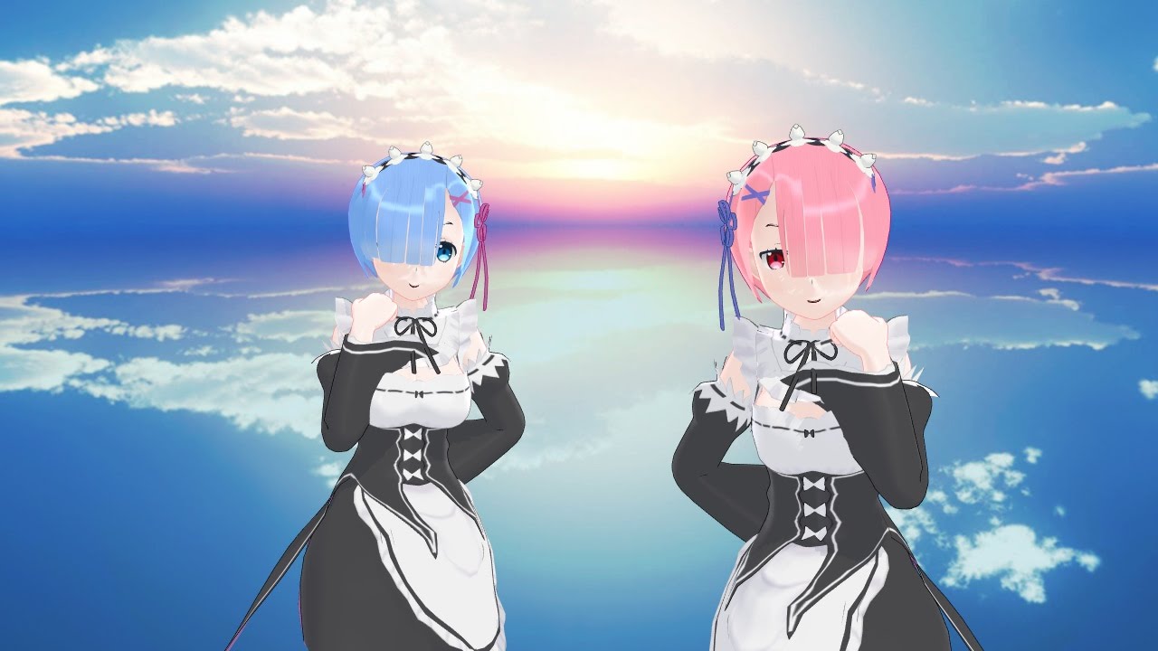 【MMD】レムとラムで金曜日のおはよう【リゼロ】