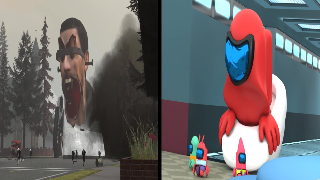 skibidi toilet VS SpongeBob (part 46)