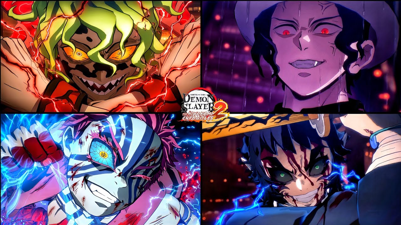 Every Demon Ultimate Arts & Surge Finisher (4K 60FPS) | Demon Slayer Hinokami Chronicles 2