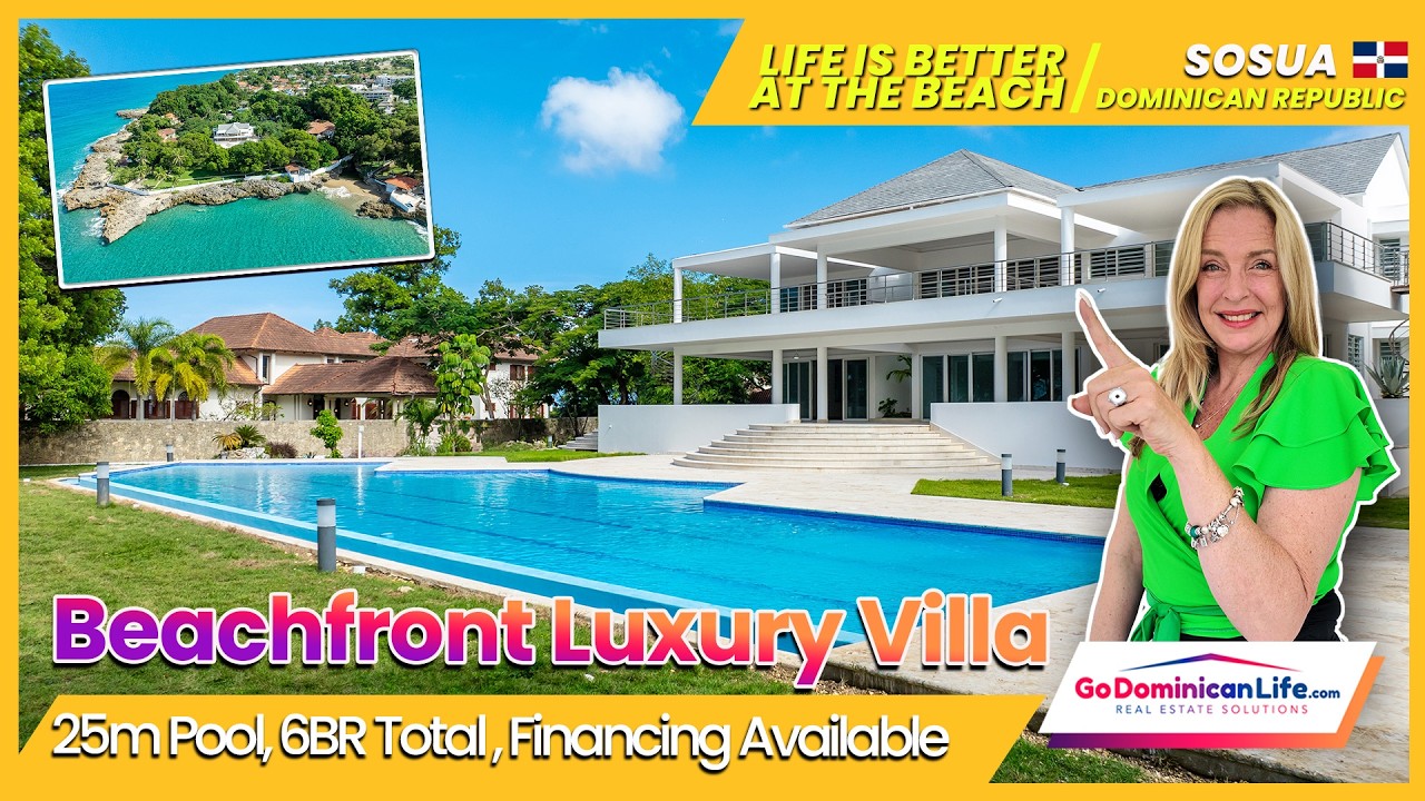 ICONIC SOSUA BEACHFRONT ESTATE – 9,200m² Prime Lot | Real Estate Solutions
