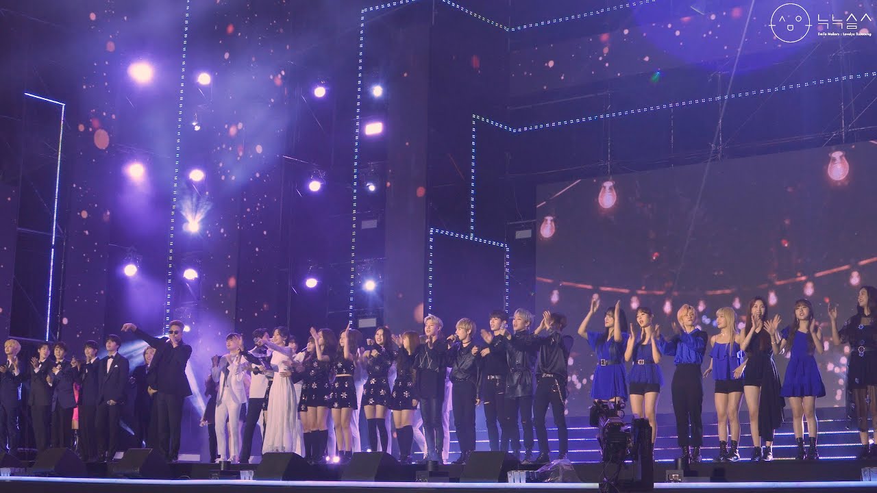 191025 전 출연진(All Artists) 촛불하나(One Candle)+엔딩(Ending) 직캠(Fancam) @BOF 패밀리파크콘서트(Family Park Concert)