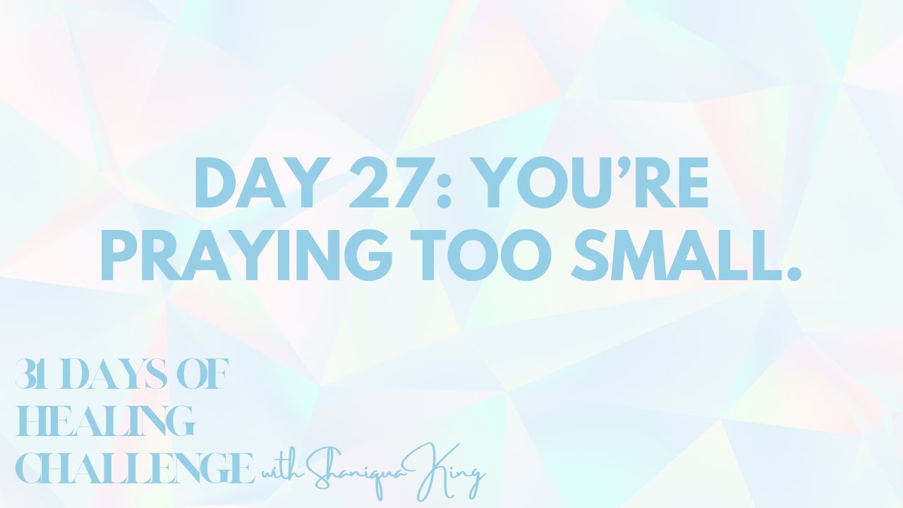 DAY 27: GOD IS NOT LIMITED BY WHAT LIMITS YOU.