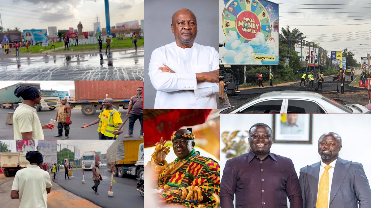 Prez Mahama is Resetting Kumasi. Airport Runabout Road is Fixed Now. Dr. Amoakohene & Zuba U Do All.