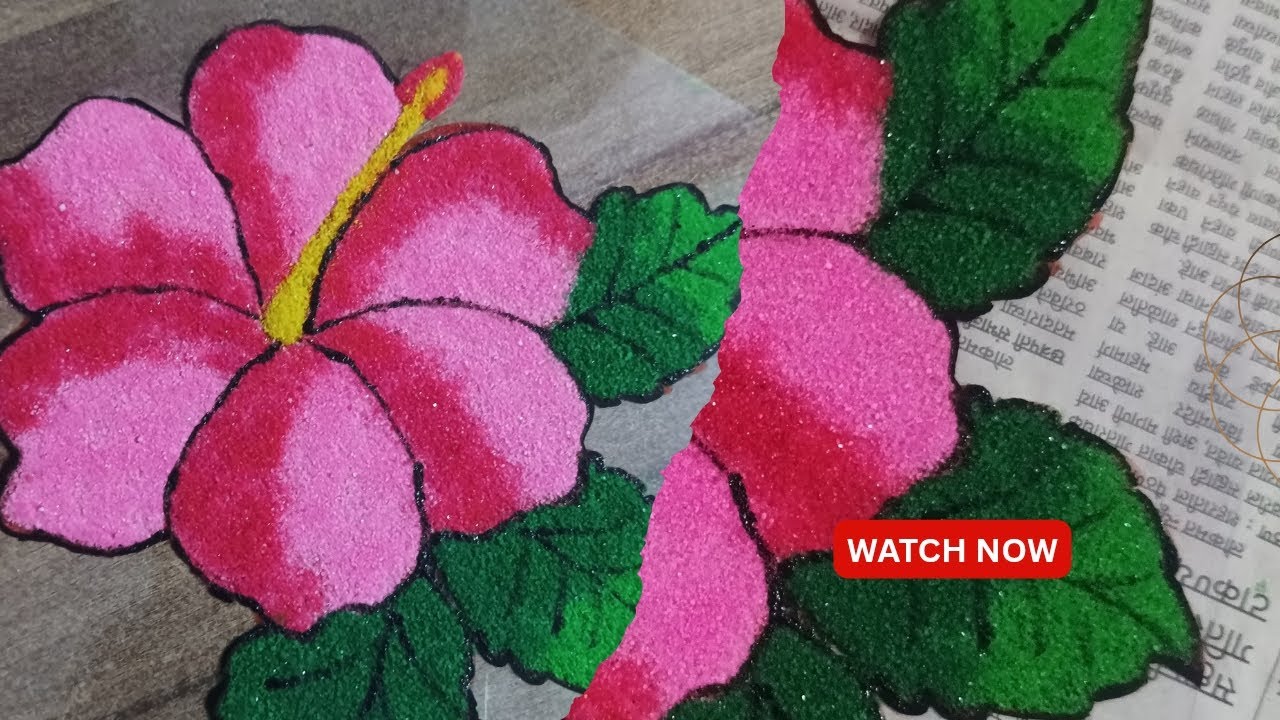 #readymade rangoli# for New beginners||very very easy to make