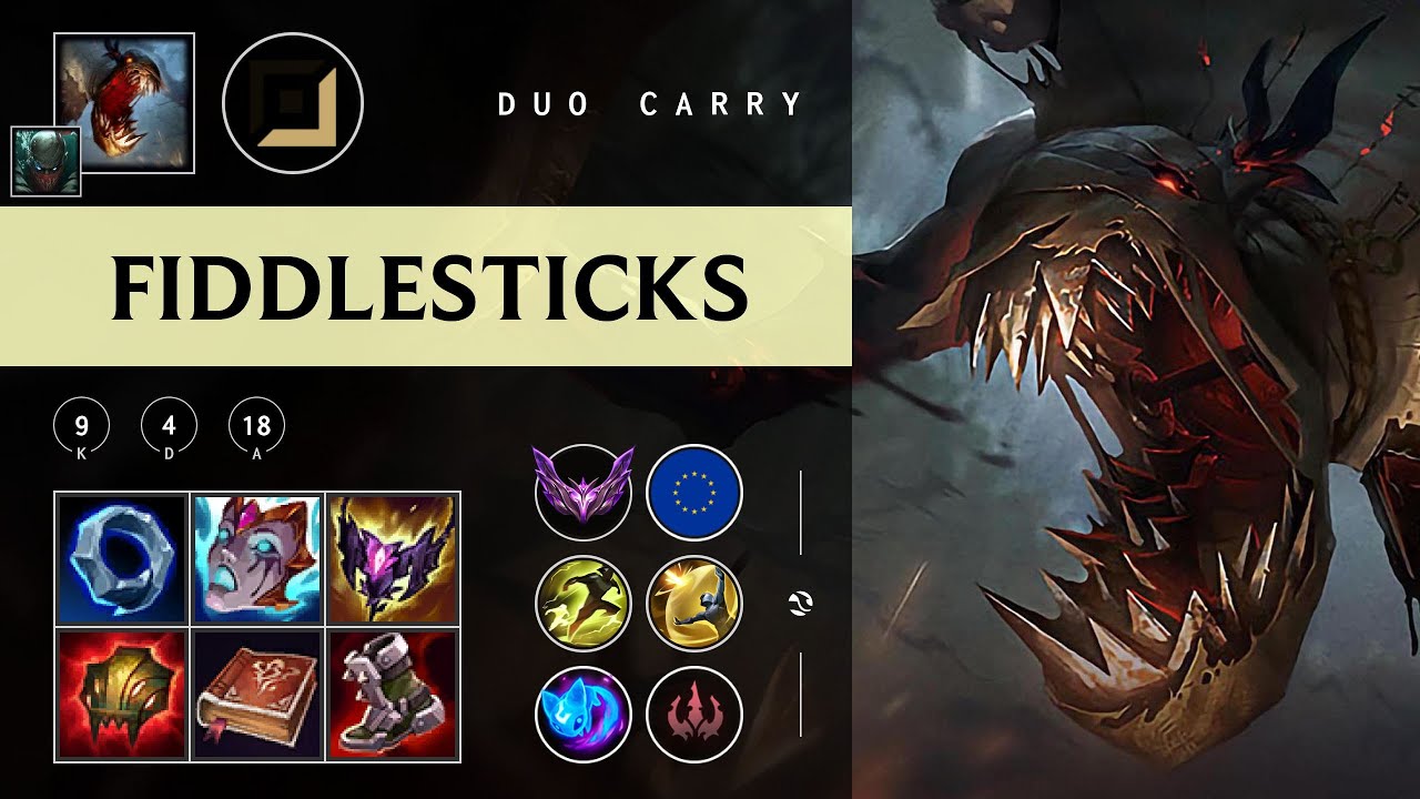 Fiddlesticks Carry vs Miss Fortune - EUW Master Patch 25.24