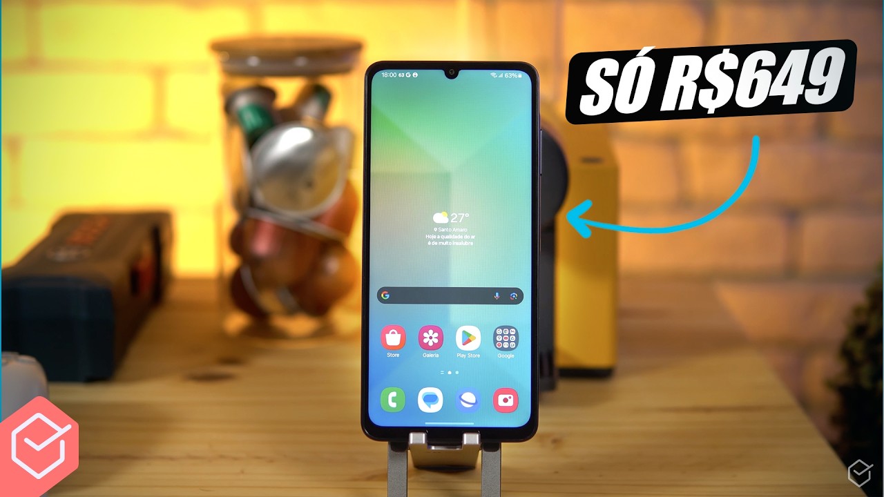 128GB por R$649! NOVO GALAXY A06 // o BARATINHO da SAMSUNG!  será que 🔥 VALE A PENA ECONOMIZAR?