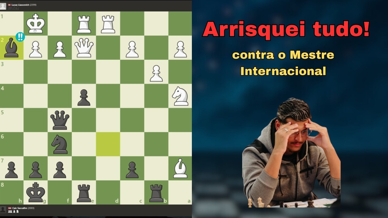 Primeira rodada no Sampa Chess Open: Frente a frente com o Mestre Internacional