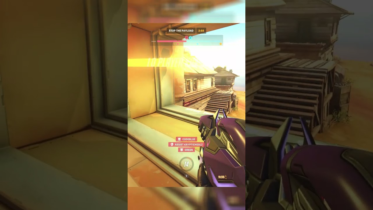 I became sick after this Widowmaker play  #overwatch2 #overwatch #gaming
