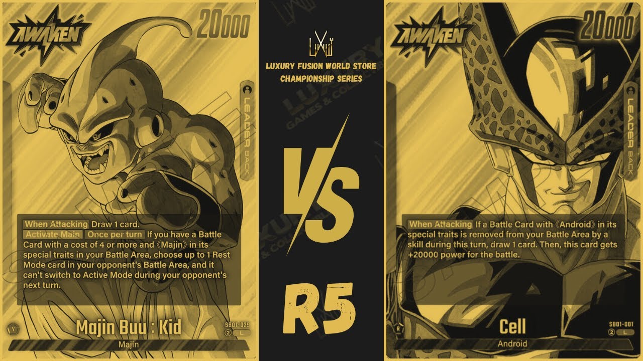 Kid Buu vs Cell! Round 5 | Luxury Fusion World Store Championship Series