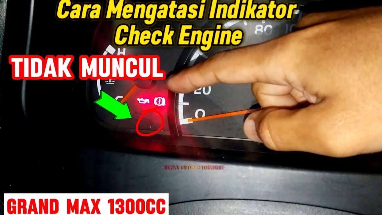 Cara Mengatasi Check Engine Tidak Menyala pada Mobil Grand Max 1.3 | Kelistrikan Mobil