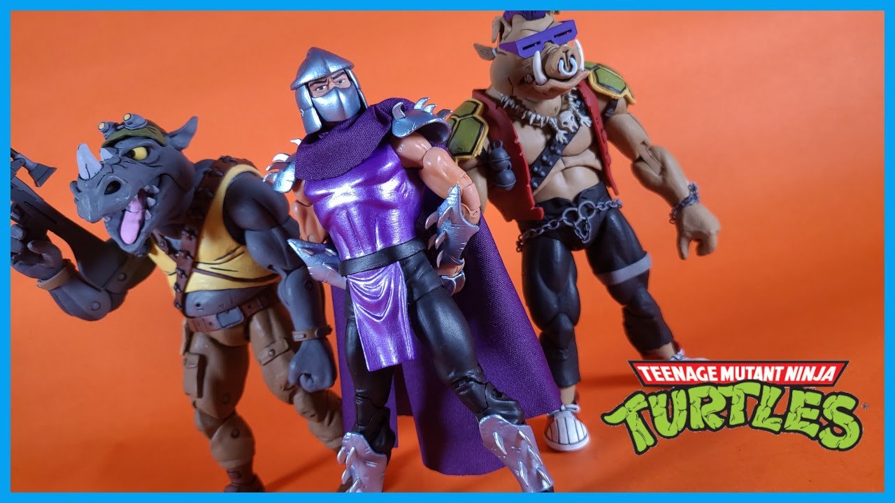NECA Toys Walmart Exclusive Teenage Mutant Ninja Turtles STERN PINBALL SHREDDER Action Figure Review