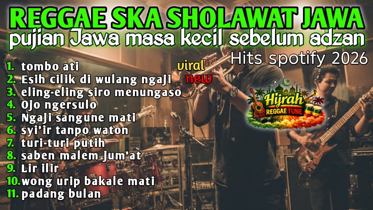 Kompilasi Reggae Sholawat Jawa 2026 | Kenangan Masa Kecil, Hati Jadi Tenang
