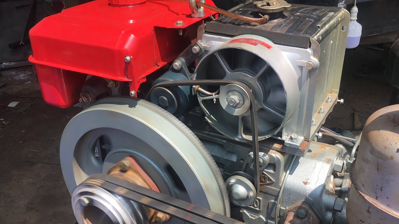 Độ môtơ phát điện cực gọn cho xe cong nong