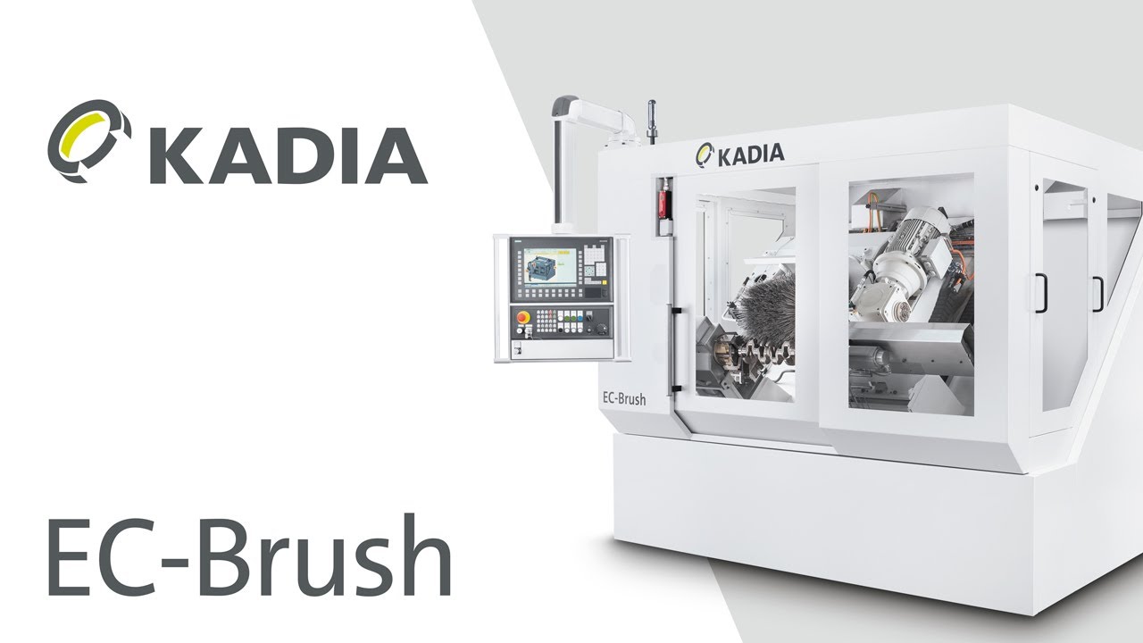 KADIA deburring machine EC-Brush in action