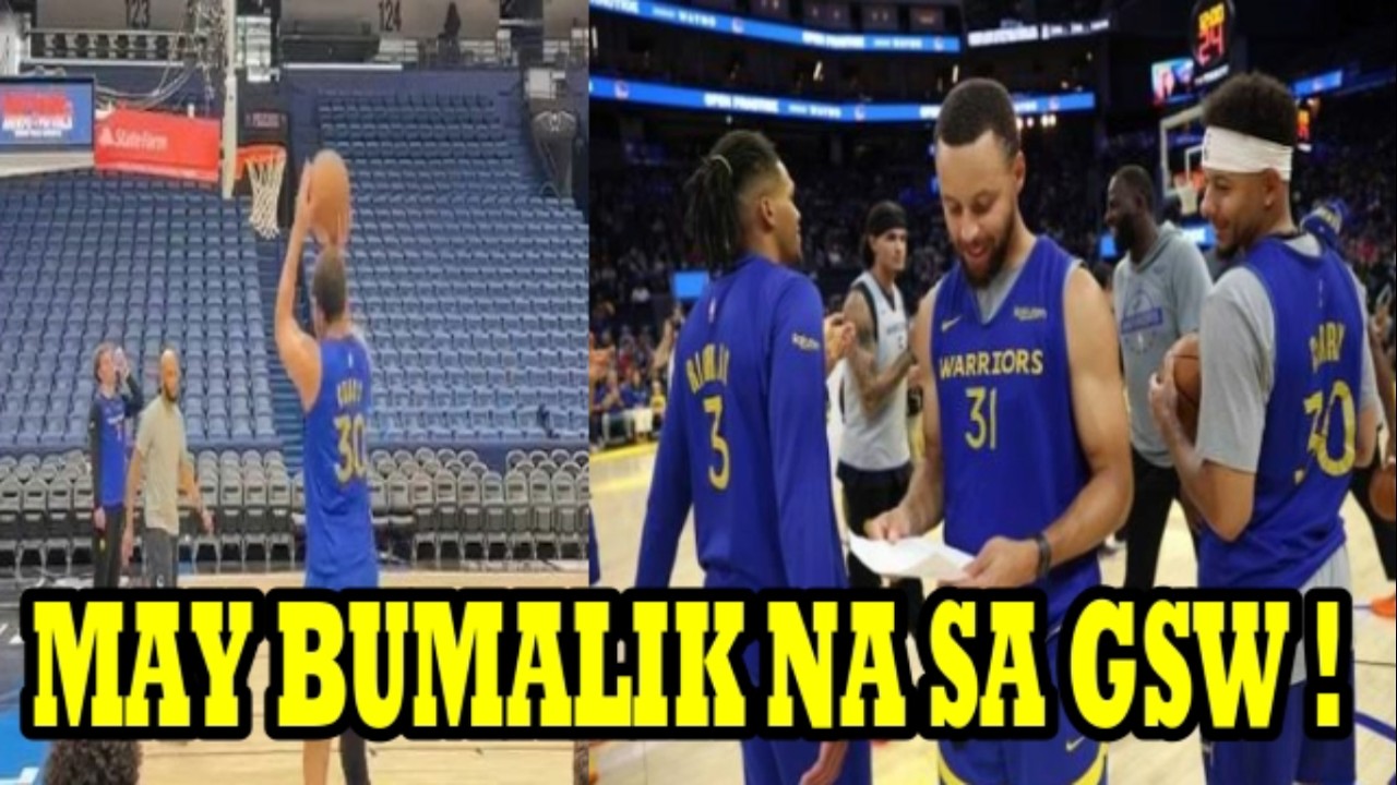 JUST IN: May BUMALIK NA sa GSW! LALARO NA NEXT GAME para sa WARRIORS