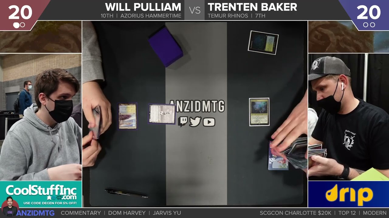 [MTG Modern] SCGCon Charlotte Top12 - Hammertime vs Temur Rhinos