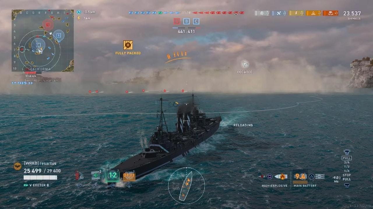 World of Warships: Legends Exeter B is the best Tier 5