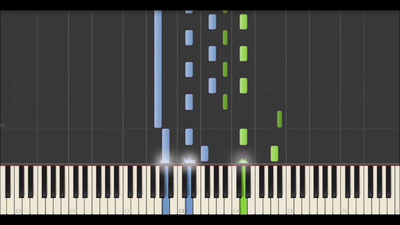 Yann Tiersen - Summer 78 (Synthesia Tutorial)