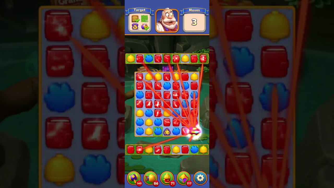 Castle crush levels 1490 to 1499 jungle survival race legend challenge game play 