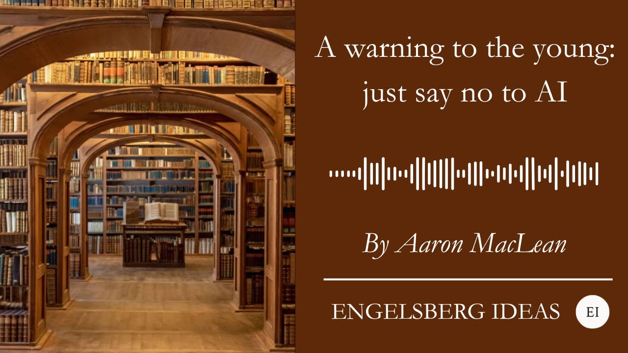 A warning to the young: just say no to AI