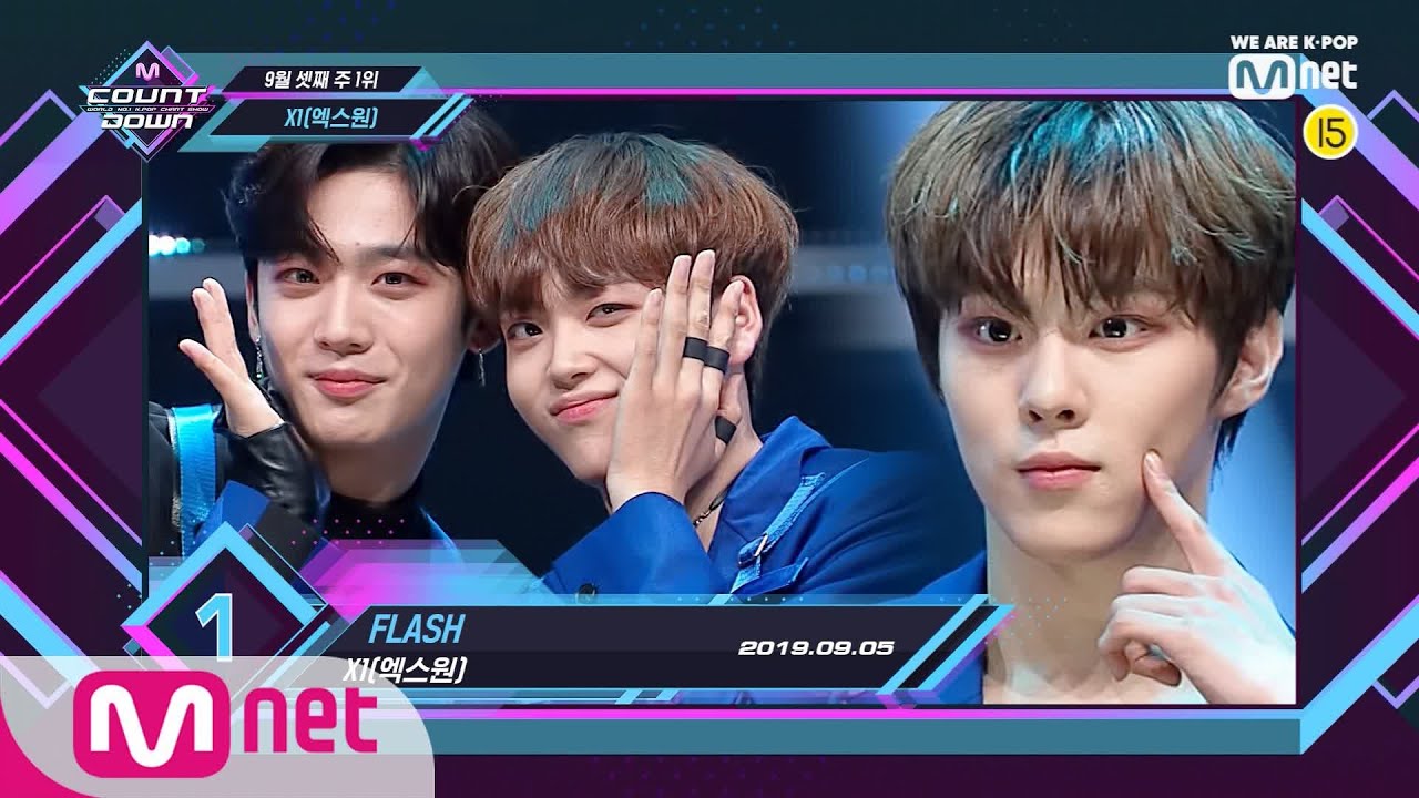 Top in 3rd of September, 'X1’ with 'FLASH', Encore Stage! (in Full) M COUNTDOWN 190919 EP.635
