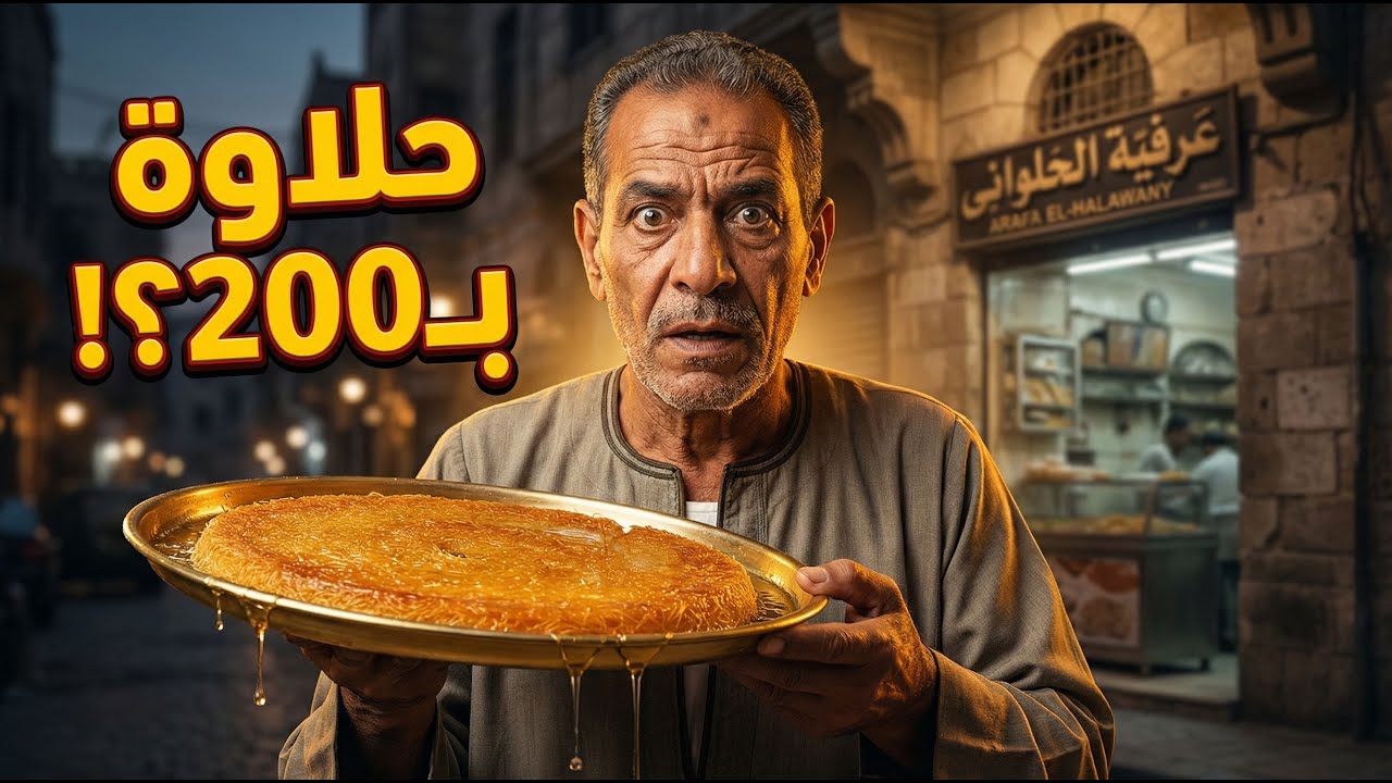 🎥 أقدم كنافة في مصر من سنة 1900! الناس بتجيله من كل محافظة 🍮🔥 | أسطورة 