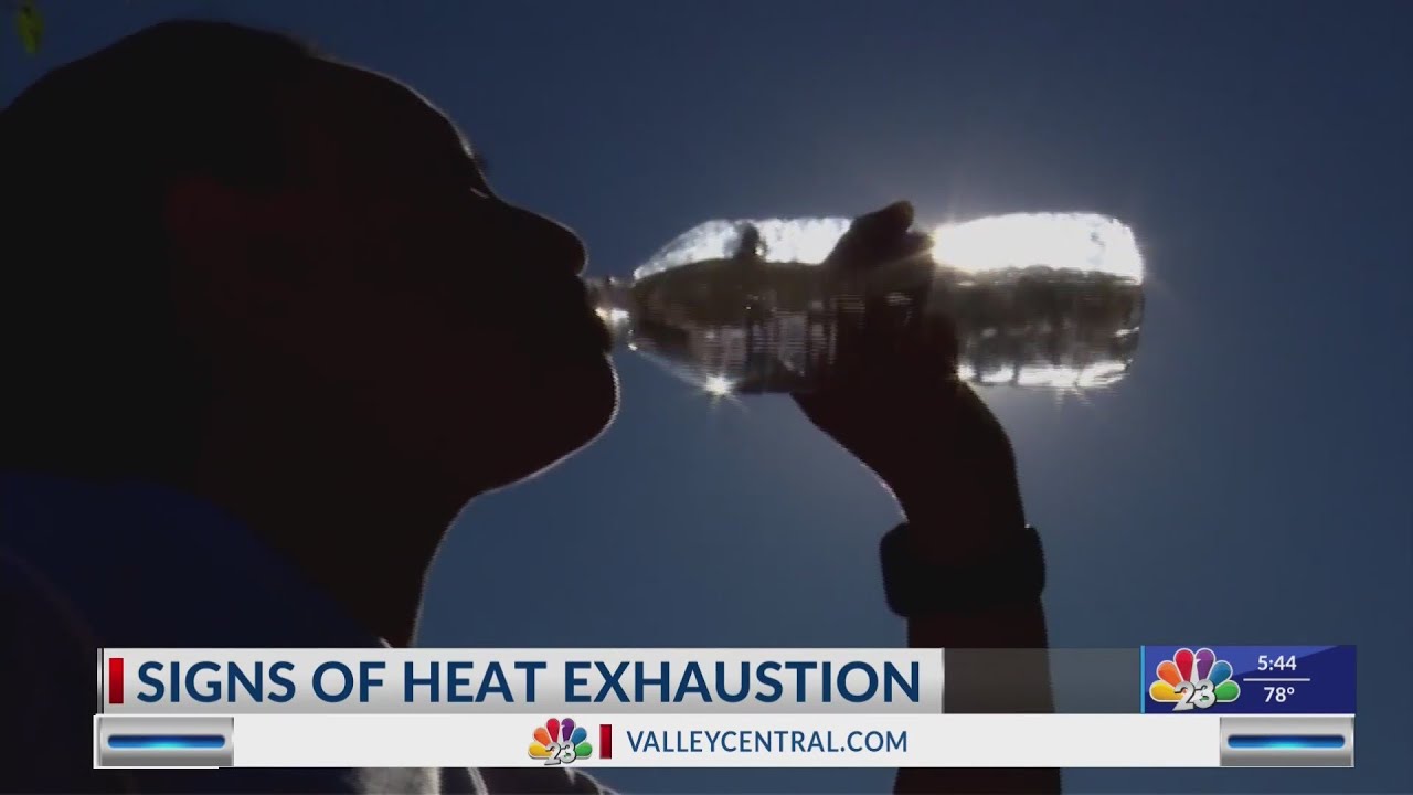 Signs of heat exhaustion