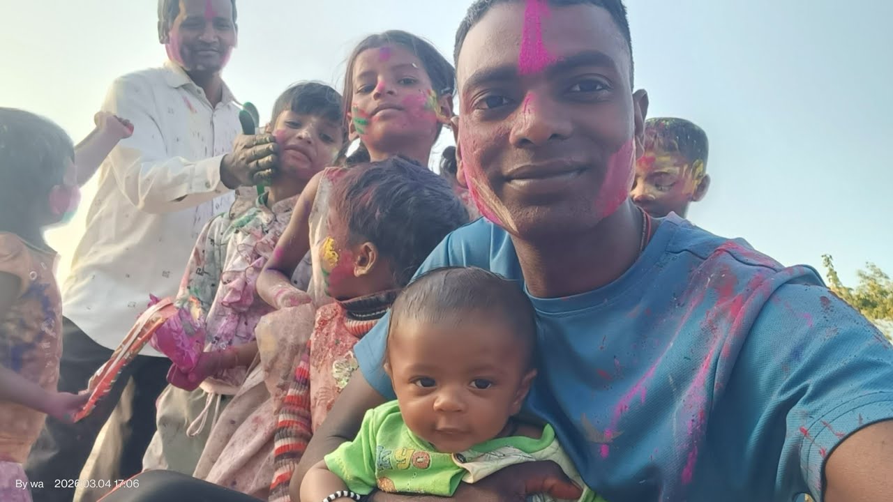 Santosh  Nag Vlog is live happy holi #happy holi