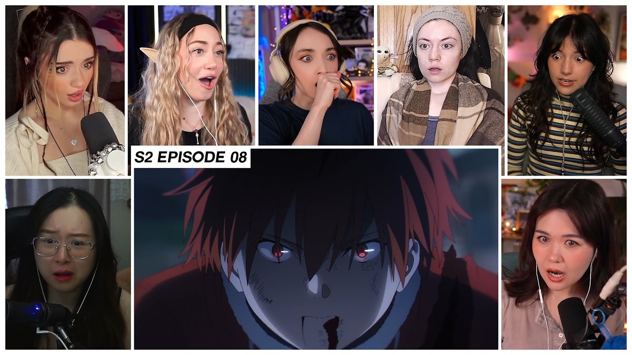 [GIRLS REACT] Stark defeats Revolte | Frieren S2 Ep 8 Girl Reaction Mashup