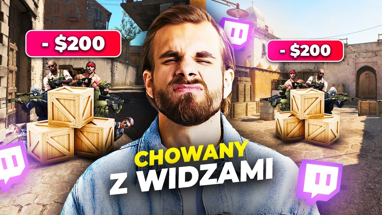 JESTEM ŚLEPY I GRAM W CHOWANEGO O KASĘ Z WIDZAMI